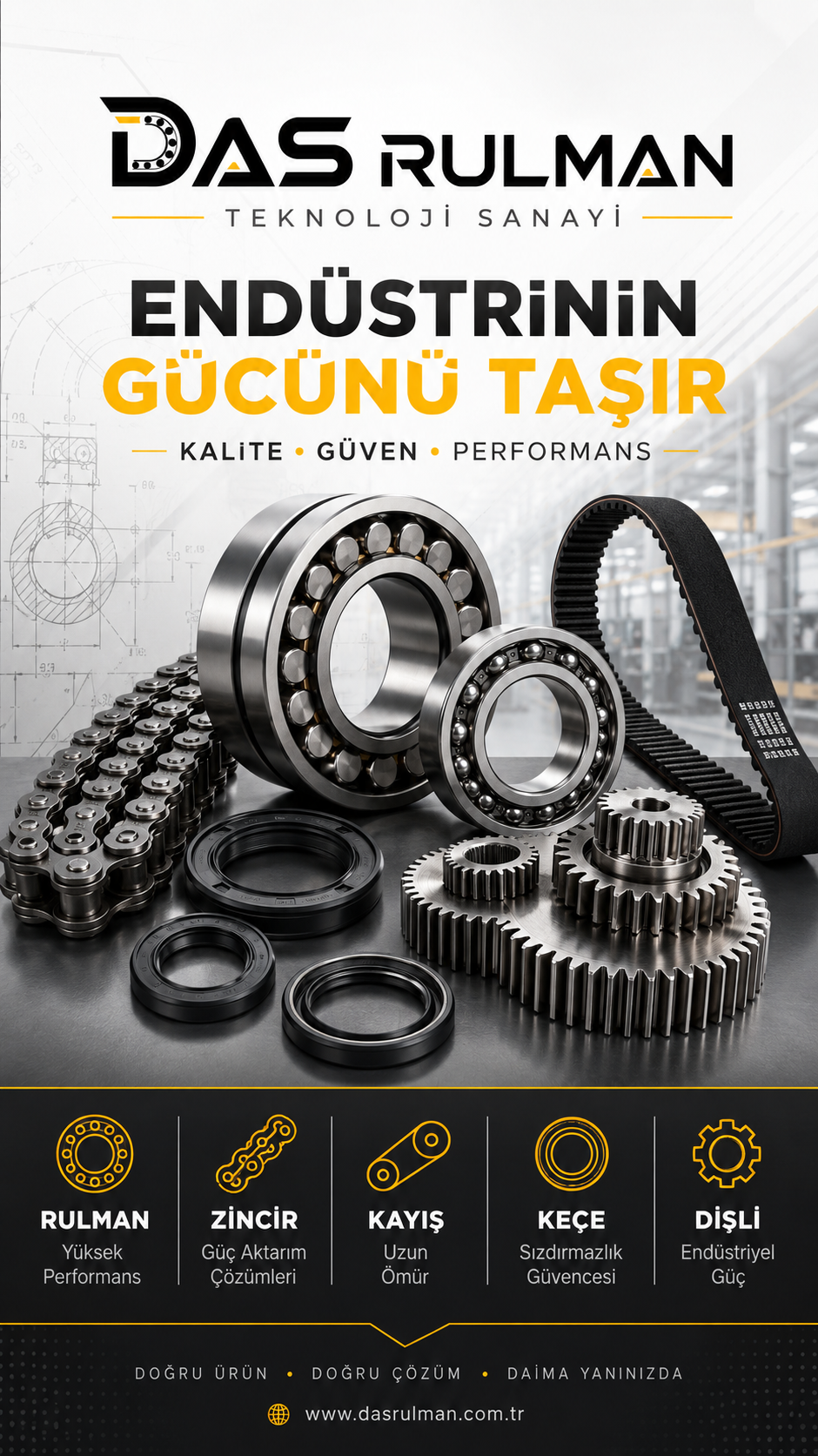DAS Rulman rulman, zincir, kayış ve dişli ürünleri
